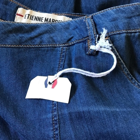 Etienne Marcel Blue Roll Up Pants Jeans 26 - Picture 5 of 6